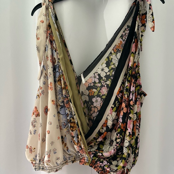 FREE PEOPLE Multicolor Floral Sleeveless Blouse - Picture 3 of 13